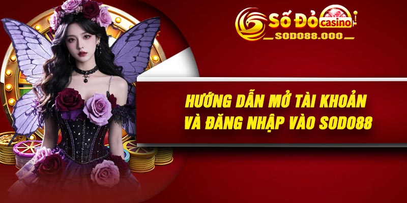 Hướng dẫn mở tài khoản và đăng nhập vào Sodo88