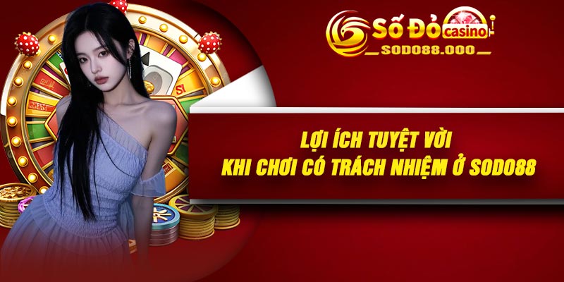 Lợi ích tuyệt vời khi chơi có trách nhiệm ở Sodo88