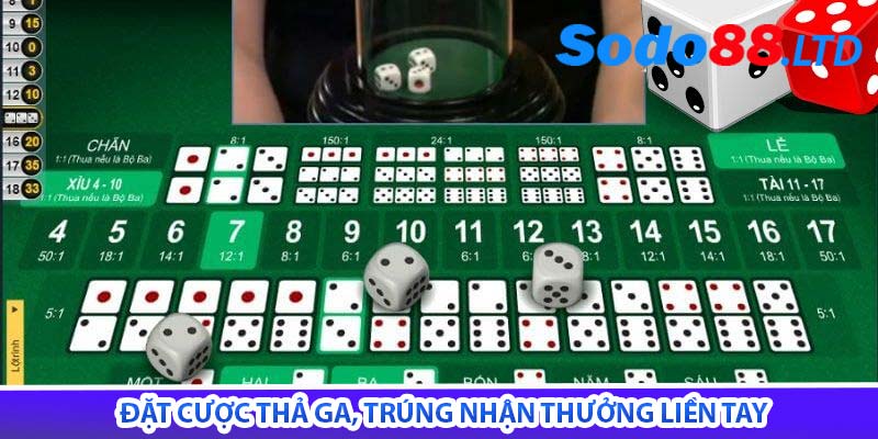 đặt cược thả ga, trúng nhận thưởng liền tay